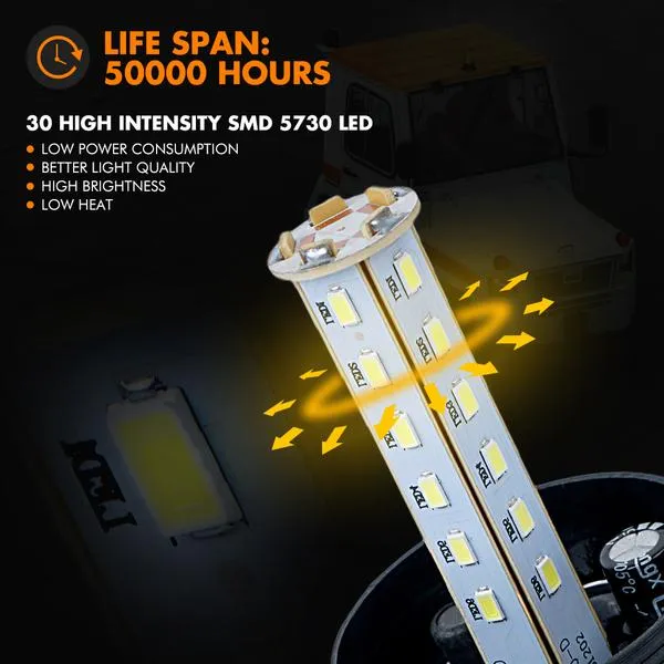 Xprite Compact 30 LED Beacon Strobe Light - G1 (Screw Mounted) / G2 (Magnetic or Permanent)