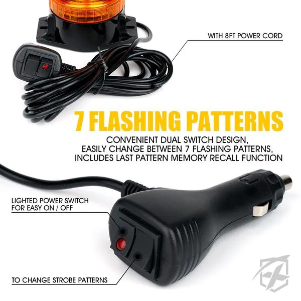 Xprite Compact 30 LED Beacon Strobe Light - G1 (Screw Mounted) / G2 (Magnetic or Permanent)