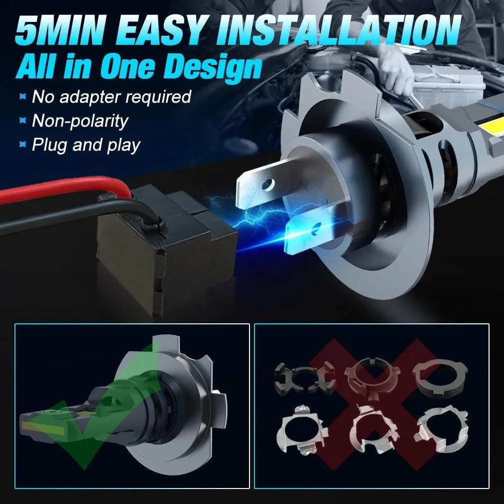 XSTORM LED Headlights: Drive Safely with Powerful Illumination & Easy Installation