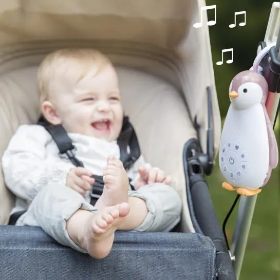 Zazu 3-in-1 Muziekdoosje Zoë De Pinguïn | Roze